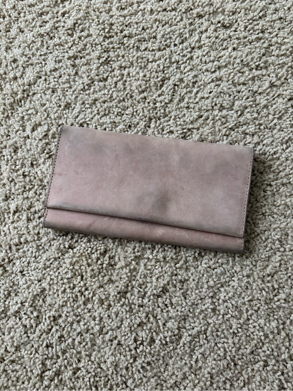 Able Fold-Over Clutch in Mauve Pink